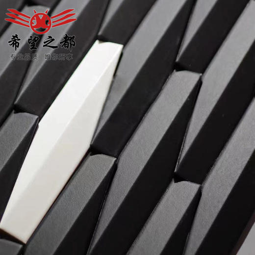 墙砖奶茶瓷砖黑色咖啡店绿色墙砖哑面长菱形艺术背景石小未来玄关 商品图3