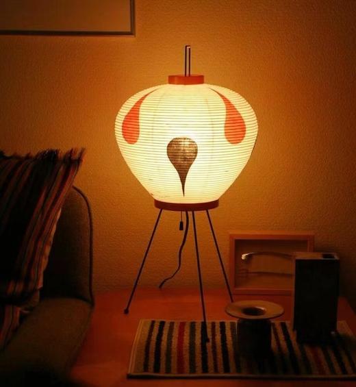 野口诧寂落地灯风书房勇民宿榻榻米卧室宣纸地灯台灯落地灯日式 商品图3