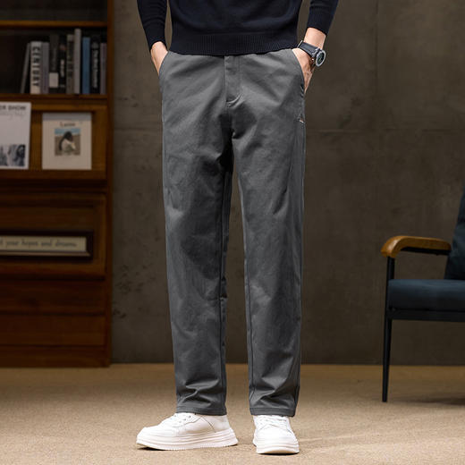 【新款DQ】大依优型大码直筒休闲长裤男舒适休闲简约百搭加肥加大男装潮款 商品图5