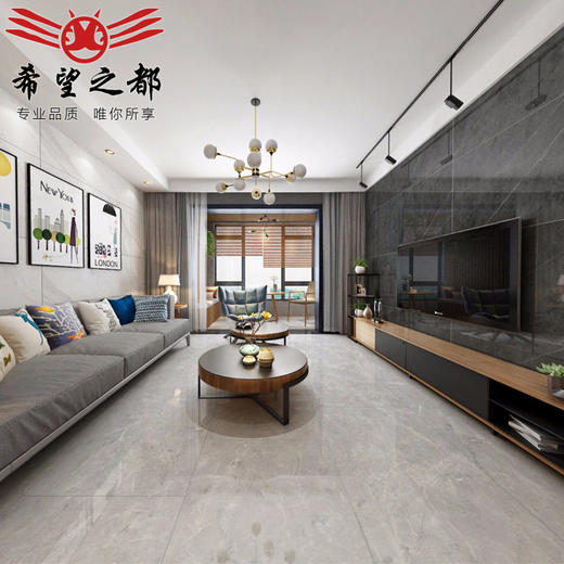 大1500别墅大理石柔光通体客厅地板砖750大板背景规格* 商品图1