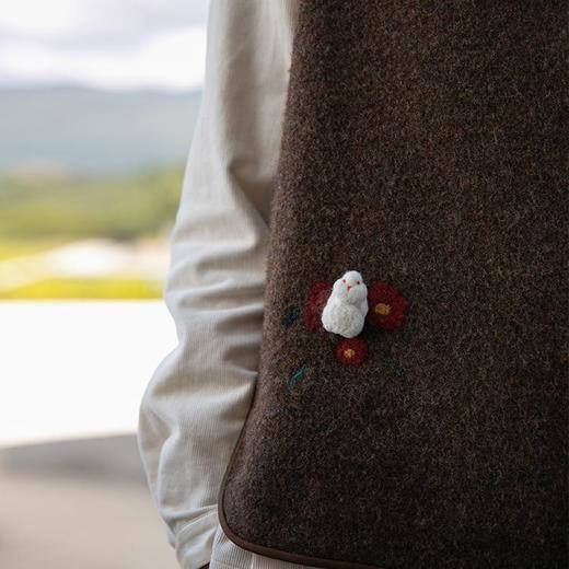 牧衣游 羊毛胸针趣味可爱百搭 妍白【不支持会员折】 商品图0