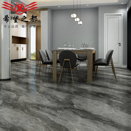 *通体别墅大理石大板瓷砖客厅大900地板砖瓷砖规格亮光1800 商品图3