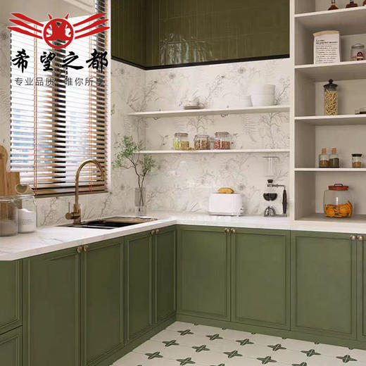 复古风厨房厕所燕子花砖地砖300x900mm法式南洋墙砖卫生间瓷砖 商品图0