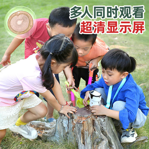 【赠三脚架+32G内存卡】手持显微镜+望远镜二合一 1000倍放大 高清显示屏 可拍照视频分享的科技STEAM教具 随时随地看世界 商品图3