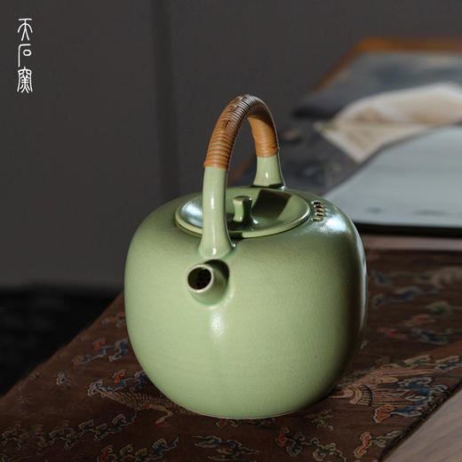 问鼎天石窑青汝大平安壶（缺货） 商品图1