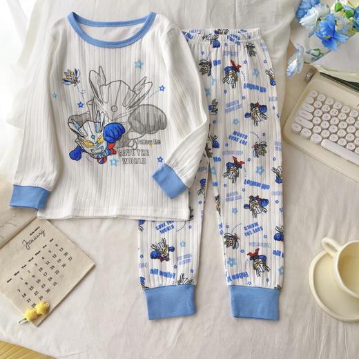心选丨秋冬新款【双层呼吸棉家居服套装】儿童卡通纯棉睡衣 长袖秋衣秋裤 商品图3
