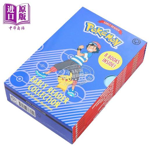 【中商原版】Pokemon Early Reader 8 Book Collection宝可梦全彩版本章节读本（8册）英文原版 进口儿童读物 章节故事书套装 商品图1