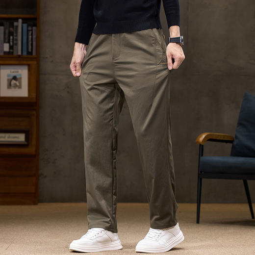 【新款DQ】大依优型大码直筒休闲长裤男舒适休闲简约百搭加肥加大男装潮款 商品图11