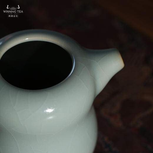 问鼎汝瓷收藏款天青花生公杯 商品图3