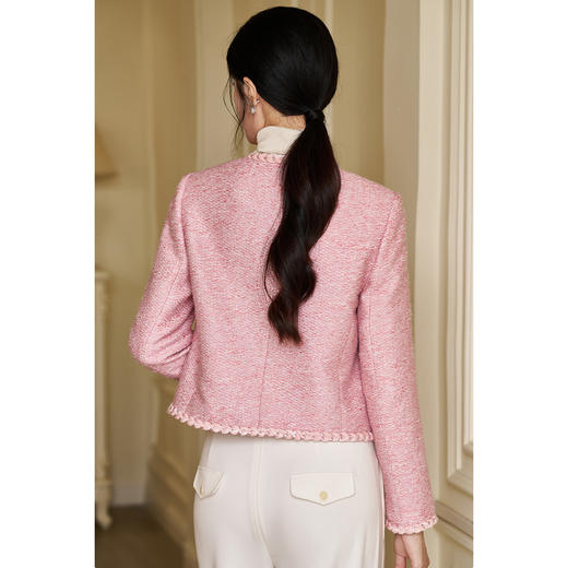 米思阳2026春季新款高级感小香风短外套富家千金风小个子上衣4285 商品图3