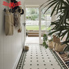 厨房全瓷花园拼花地砖小阳台卫生间花砖200x200mm复古墙砖厕所 商品缩略图2