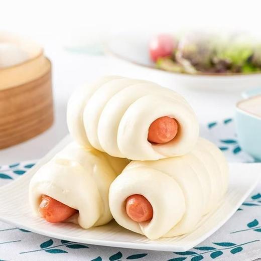 【99-50 199-100】和食乐热狗卷800克*2包16个馒头卷营养早餐速食火腿卷 商品图0