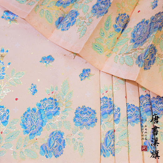 【凤求凰·肉桂粉】织金妆花精美工艺新中式国风马面裙凤求凰套装 商品图6