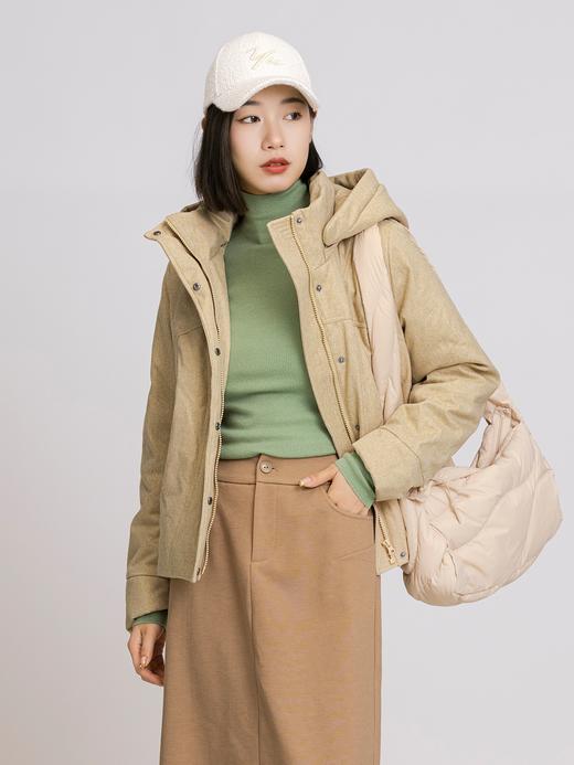 XIAOYU|斜纹磨毛夹克羽绒服244SY235 商品图0