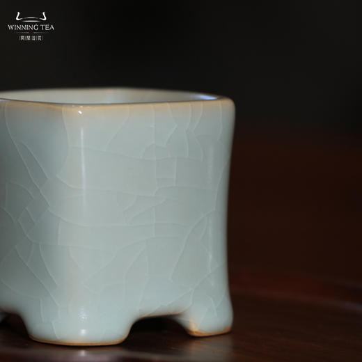 问鼎汝瓷收藏款天青方尊杯（缺货） 商品图2