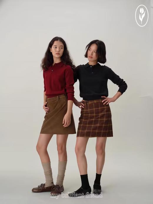 shyshystill/shy202408039/柔糯人手一件经典全羊毛叠穿百搭polo衫 商品图0