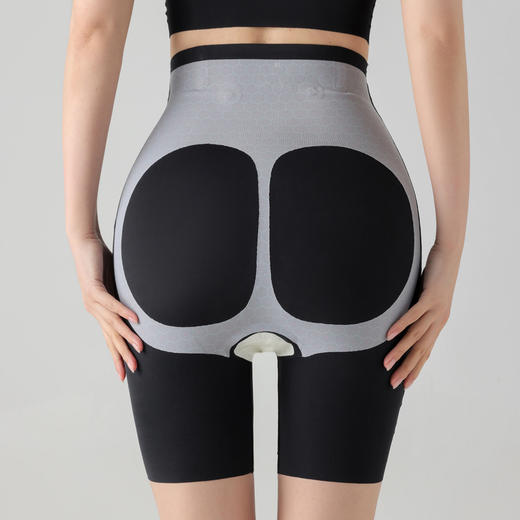 一裤四穿【超薄苹果臀加高悬浮裤】悬浮裤高腰收腹提臀塑型裤产后恢复塑身裤夏季无痕贴身打底安全裤，记忆软骨 固定腰线。ry 商品图6