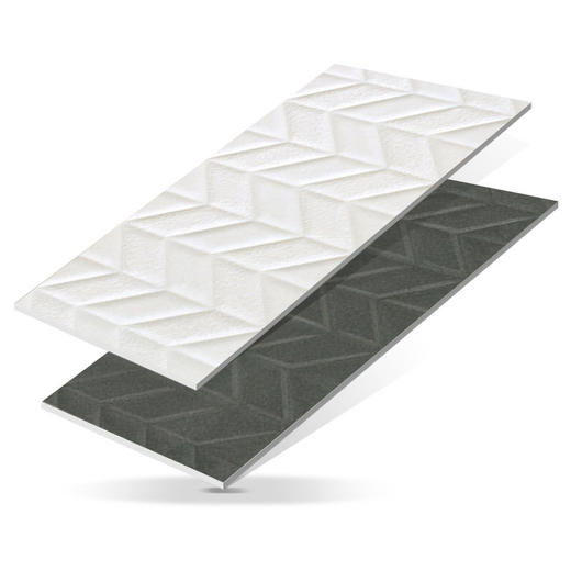 树叶阳台厨房瓷砖白色墙砖鱼骨法式300x600通体纹卫生间网红全瓷 商品图4