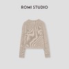 ROMI STUDIO“温暖已至”3针单边羊绒羊毛混纺软糯套头毛衫432TS338 商品缩略图1