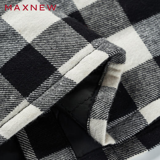 【棉羽】童装格纹翻领棉服1N4343602 商品图3