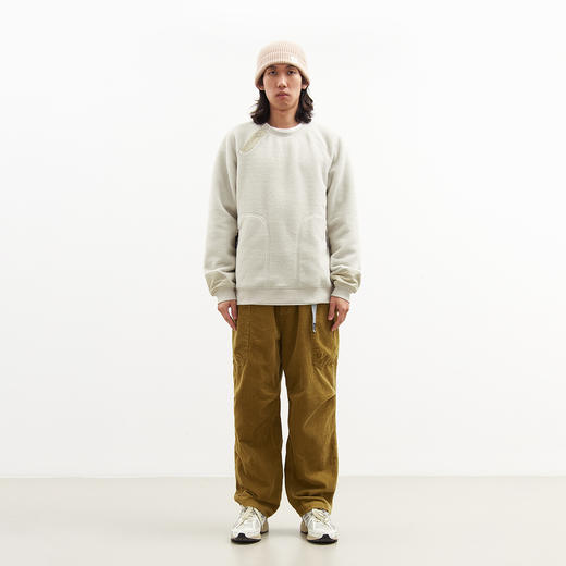 吃茶去chichaqu24秋冬山系抓绒摇粒绒套头衫保暖户外加厚圆领卫衣 商品图2