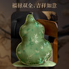 【葫芦抱枕】现货，72小时内发出，JACE福气葫芦刺绣抱枕，福禄双全，吉祥如意，刺绣手工缝制，大小52cm*35CM*5CM 商品缩略图1