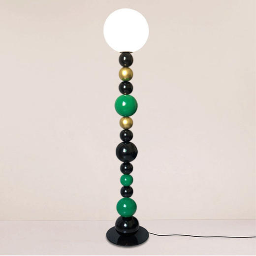 台灯红马卡龙沙发法式北欧装饰客厅中古圆球卧室玻璃旁网落地灯 商品图2