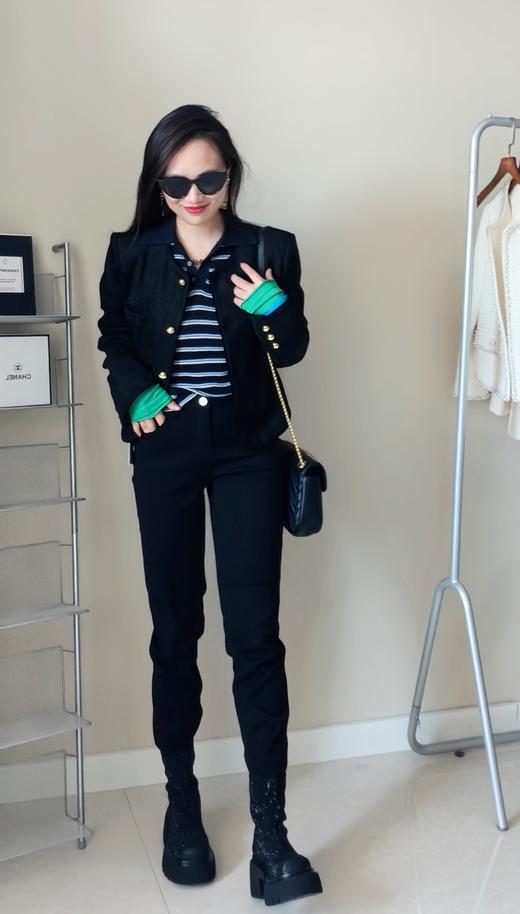 土耳其秋冬法棍裤 四面弹牛仔裤 商品图0