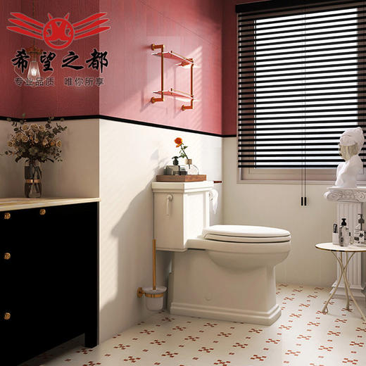 佛山花砖阳台复古瓷砖卫生间瓷砖红全300x800地砖墙砖广东厨房 商品图2