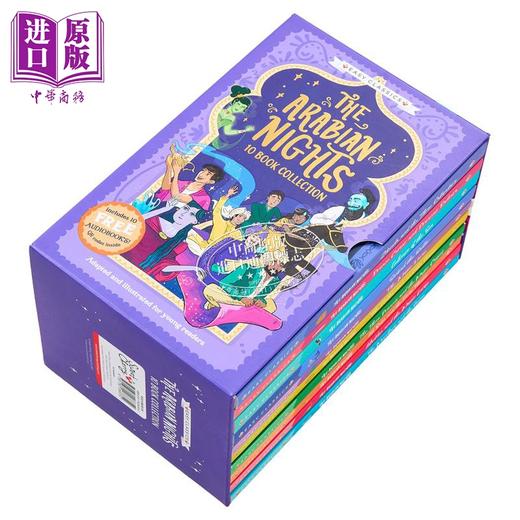 【中商原版】经典史诗合集 一千零一夜10册The Arabian Nights Series By Kellie Jones 英文原版 儿童经典文学故事 天方夜谭 商品图1