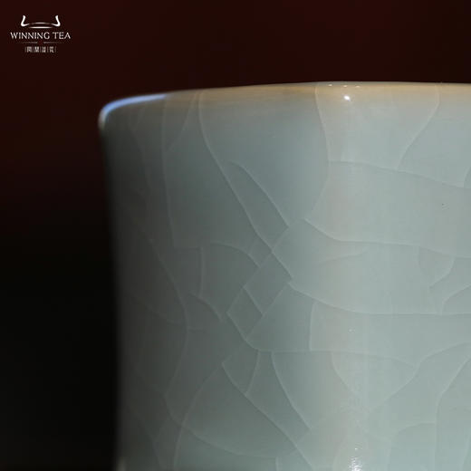 问鼎汝瓷收藏款天青方尊杯（缺货） 商品图3