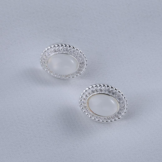 【宏艺珠宝】江南烟雨·银s925耳饰 商品图2