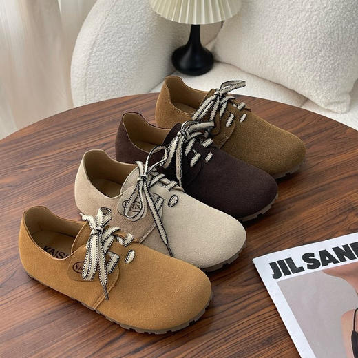 KAISER复古 加绒勃肯鞋 增高厚底 多款 保暖修饰腿型 商品图9