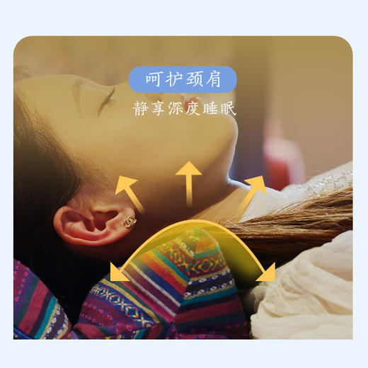 七修良品 非遗山苍子连体颈椎枕贴合颈部曲线护颈椎可拆洗纯棉草本香更舒适 商品图2