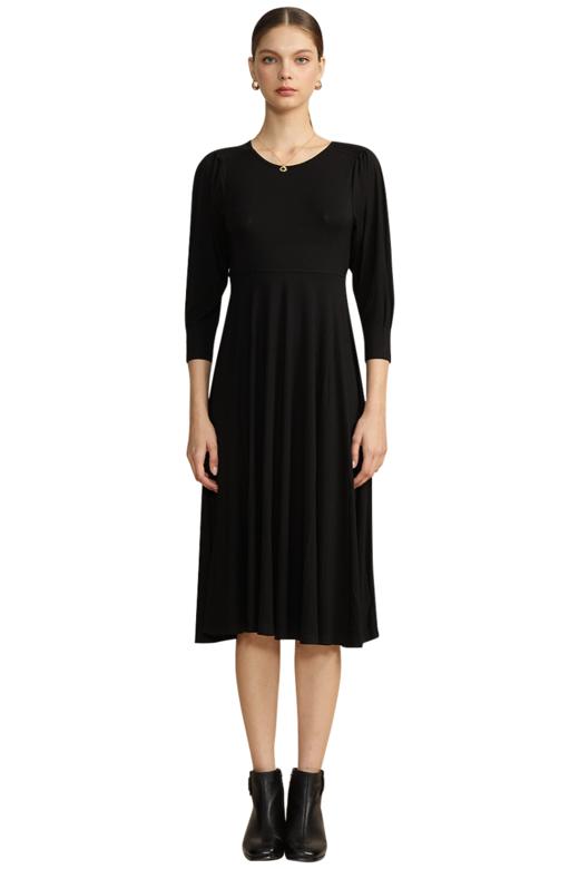 VIVIAN LIU薇薇安刘R2447401初秋女装新款圆领合体长袖连衣裙 商品图5