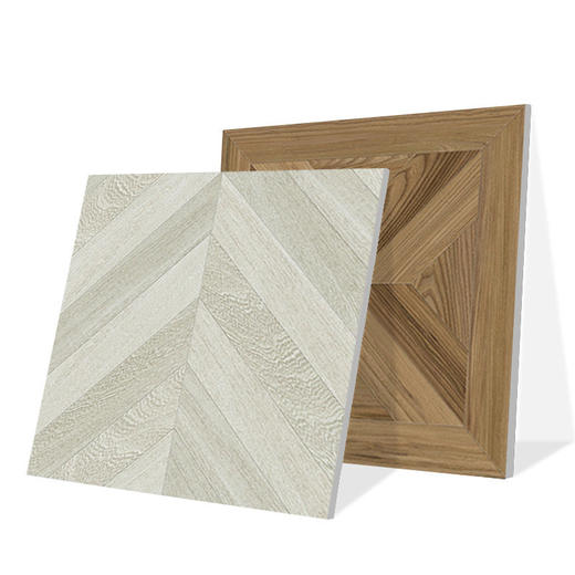 艺术法式佛山地砖木纹600x600卧室瓷砖砖阳台防滑客厅拼花复古 商品图4