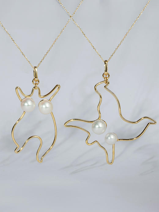 （RED）LUCINE 鹿鸣珠宝 |【艺术家系列】跳舞的女人吊坠 商品图3