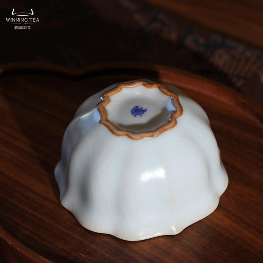 问鼎汝瓷收藏款月白宝相杯（缺货） 商品图2