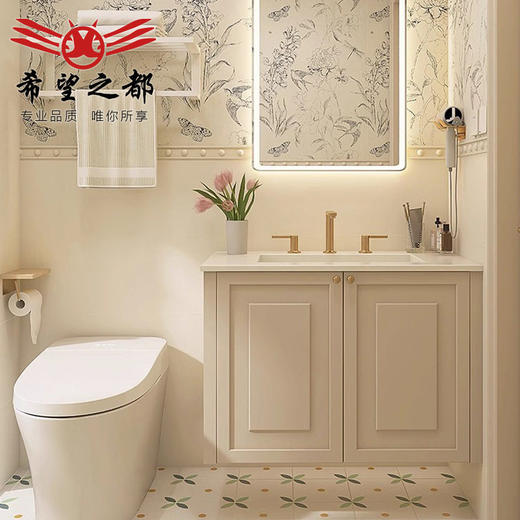 厕所浴室法式瓷砖微复古地砖300x800燕子奶油墙砖洗手间水泥花砖 商品图1