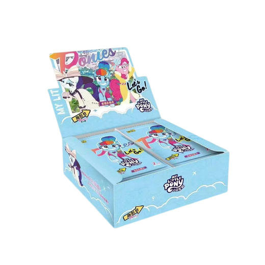 正版小马宝莉卡片趣影包一整盒CR卡册黑背卡游 商品图4