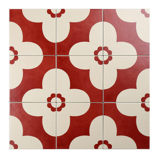 浴室防滑花砖ins200x200阳台瓷砖法式全瓷复古小瓷质卫生间厨房地 商品图4