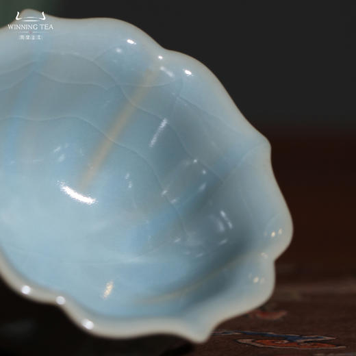 问鼎汝瓷收藏款传统天青宝相杯（缺货） 商品图2