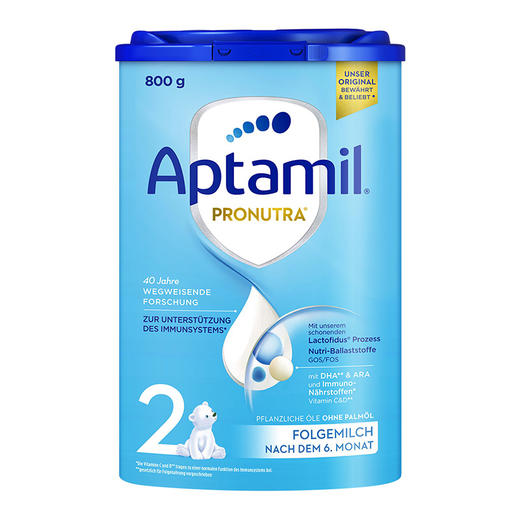 [保税区]德国 爱他美（Aptamil）婴儿配方奶粉易乐罐蓝罐 800g 2段 商品图0