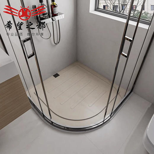 淋浴室式防防滑滑石地板淋浴淋浴房淋浴间地砖石卫生间下沉岩板板 商品图2