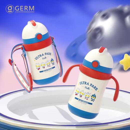 GERM360ML奥特曼吸管保温杯GE-24AW-DB104（蓝色） 商品图3