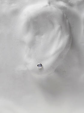 LUCINE鹿鸣珠宝 | 钻石耳钉  18k金 简约精致女