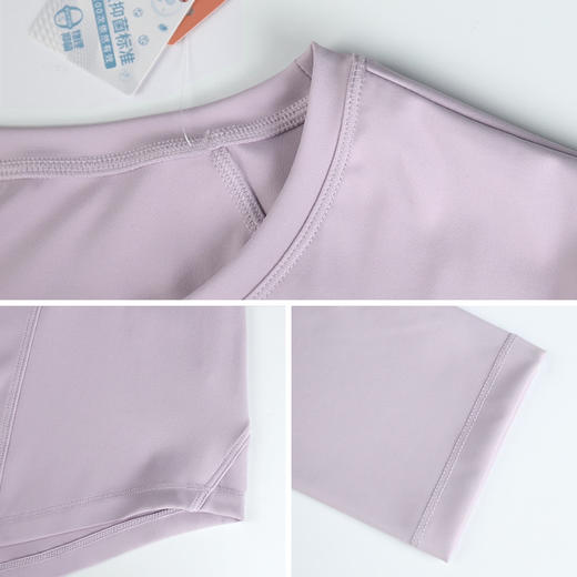 秋冬瑜伽服长袖女宽松修身速干健身运动圆领上衣外穿罩衫瑜伽  WM CX-118 商品图3