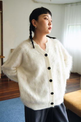 顶级山羊绒云朵感开衫