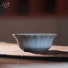 问鼎汝瓷收藏款月白菊花杯 商品缩略图0
