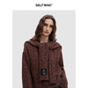 SELFWHO*方形披肩围巾百搭保暖女款2024秋冬新款时尚装饰围脖 商品缩略图2